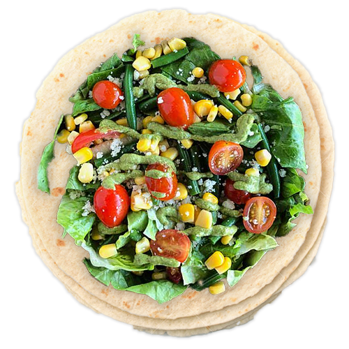 Pesto Salad Wrap - Juju Eats